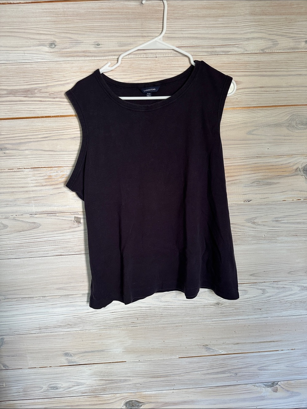 Lands' End Navy Sleeveless Tank Size XL